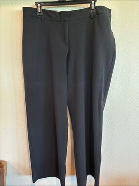 George Black Straight-Leg Dress Pants